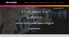 Desktop Screenshot of dimensiondesign.com