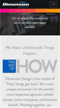 Mobile Screenshot of dimensiondesign.com